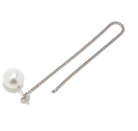 Manon Earring / Up Pearl (Single) Freshwater Pearl 11mm and above K14WG/SV925