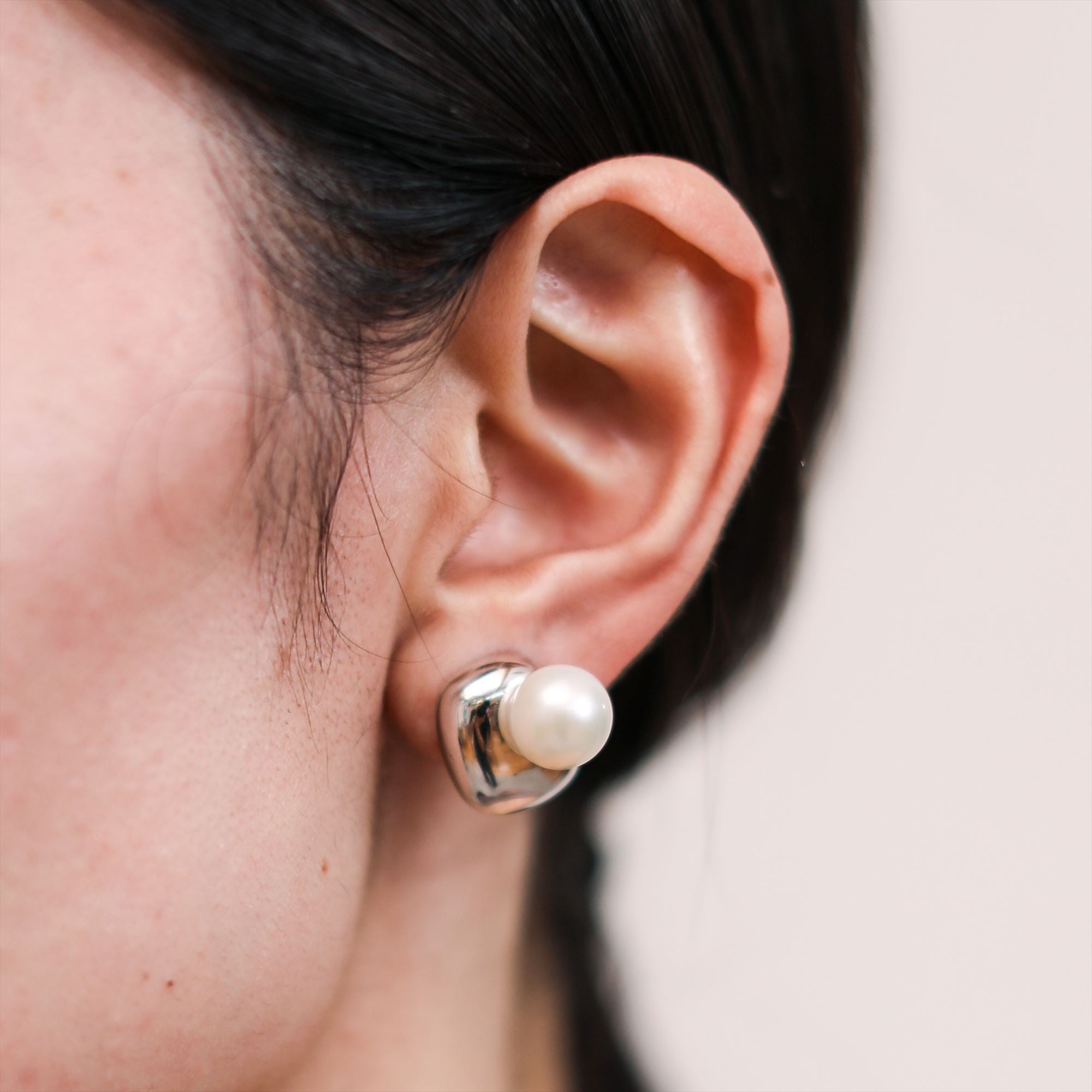 Melina Clip-on Earrings Freshwater Pearl 10mmUP SV925