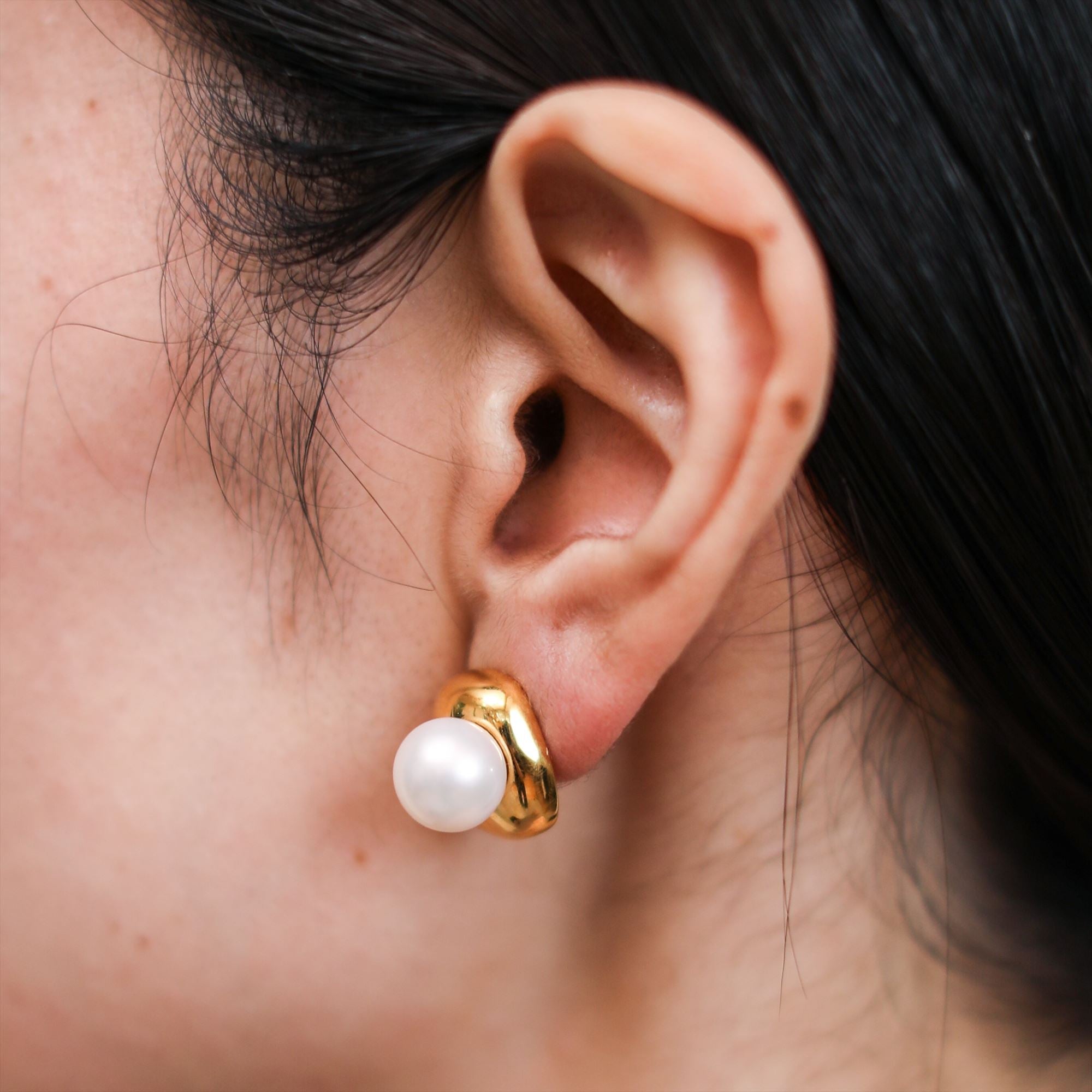 Melina Clip-on Earrings Freshwater Pearl 10mmUP SV925